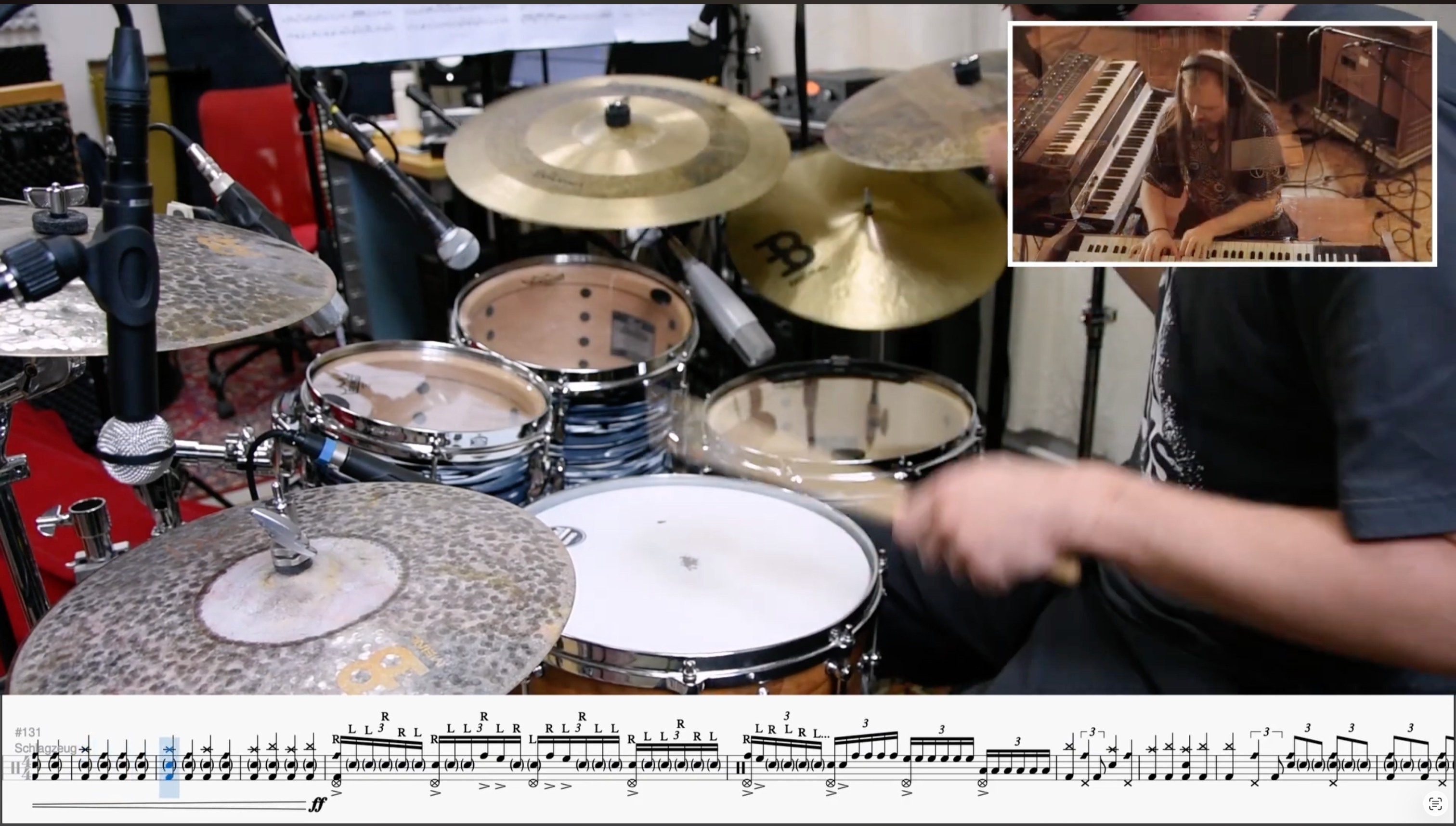 Transkription Martin Miller Band - Little Wing (Drums: Felix Lehrmann)